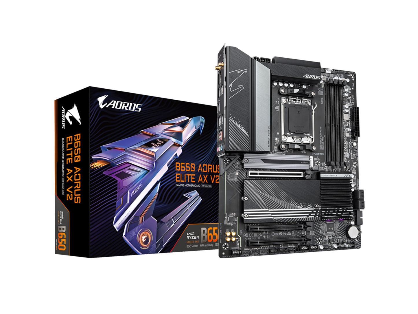 GIGABYTE B650 AORUS ELITE AX V2 ATX Motherboard, AMD Socket AM5, DDR5