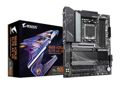 GIGABYTE B650 AORUS ELITE AX V2 ATX Motherboard, AMD Socket AM5, DDR5