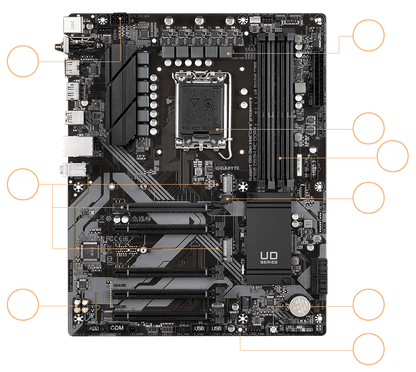 GIGABYTE B760 DS3H AC ATX LGA1700 DDR5 Motherboard