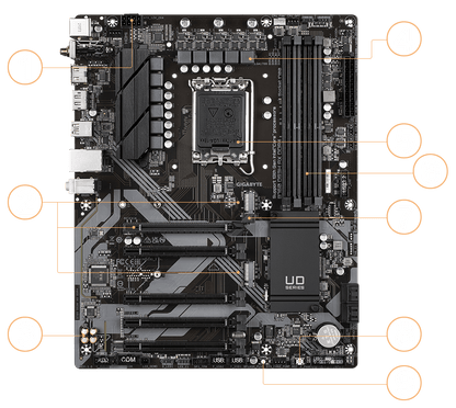 GIGABYTE B760 DS3H AX ATX LGA1700 DDR5 Motherboard