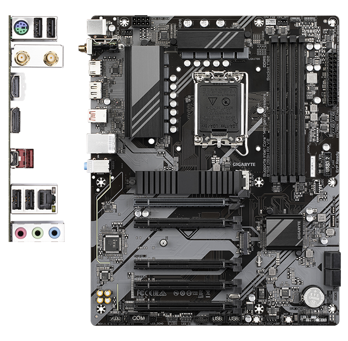 GIGABYTE B760 DS3H AX V2 ATX LGA1700 DDR5 Motherboard