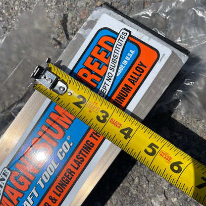Z@ KRAFT TOOL CO. Magnesium Screed 144”x3-1/2”x1-1/2” CC412