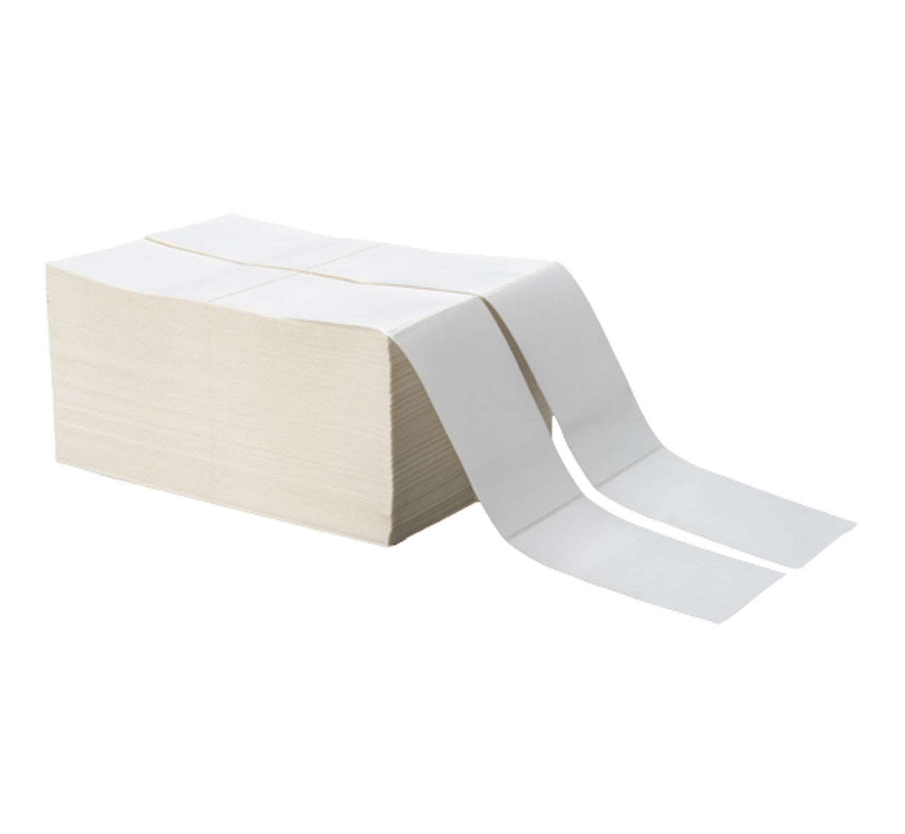 Étiquettes Brother DT Premium en papier plié en accordéon 4 x 6 pouces, 2 000/pile, 2 piles/boîte