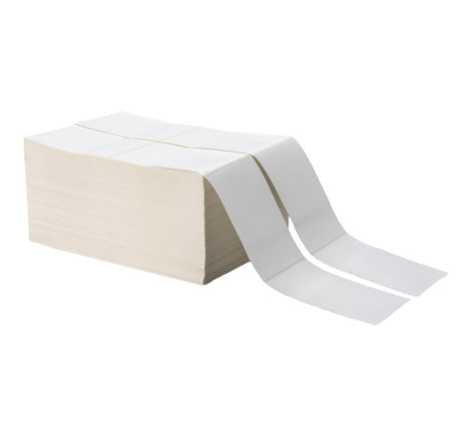 Étiquettes Brother DT Premium en papier plié en accordéon 4 x 6 pouces, 2 000/pile, 2 piles/boîte