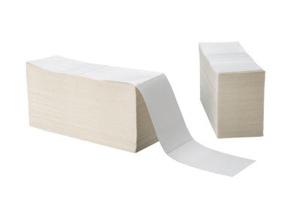 Ideal for high-volume label printing, the Brother 4x6in DT Premium Fanfold Paper Labels come with 2,000 labels per stack and include two stacks per case. These premium-quality, direct thermal fanfold labels are TAA compliant, manufactured in the United States, and designed for consistent, high-performance output in demanding office or logistics environments.