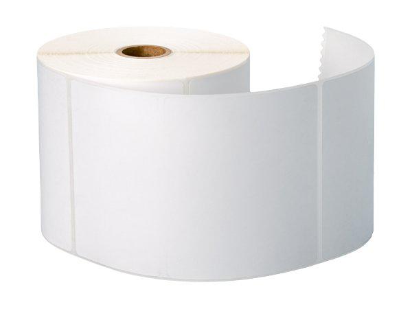 The BROTHER BDS1A152102 Direct Thermal Premium Paper Labels measure 4x6 inches and are packed with 460 labels per roll and 8 rolls per case. Designed for high-efficiency labeling, these labels feature a 5-inch outer diameter and 1-inch core, and are manufactured in the USA with TAA compliance for secure government or institutional use.