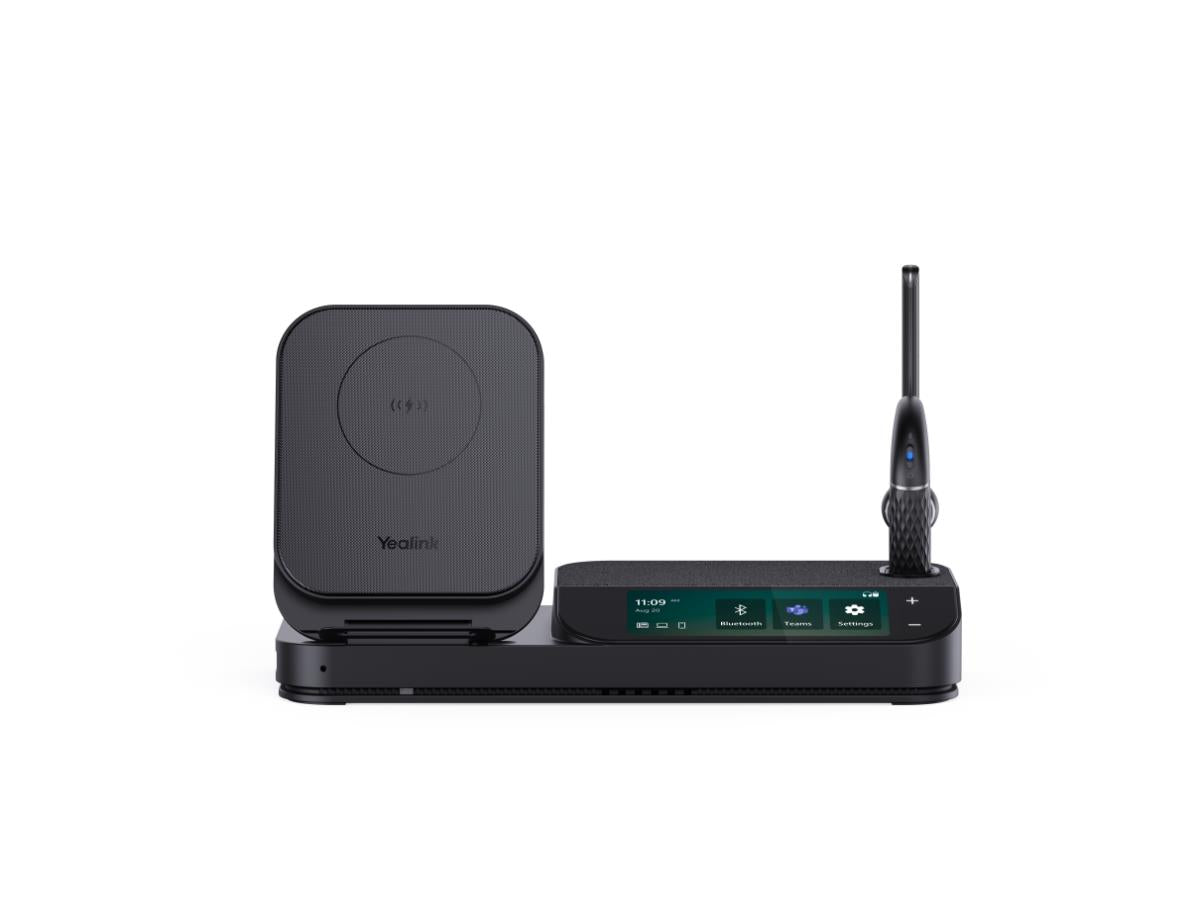 The Yealink BH71 Workstation is a Microsoft Teams-certified mono Bluetooth headset designed for professional office environments. This lightweight 18g headset delivers excellent voice clarity with 4-microphone beamforming noise cancellation and a personalized fit using three sizes of eartips and an adjustable ear hook. The included workstation base enhances productivity with USB connectivity, built-in speakerphone, wireless charging, and a color touchscreen control center.
