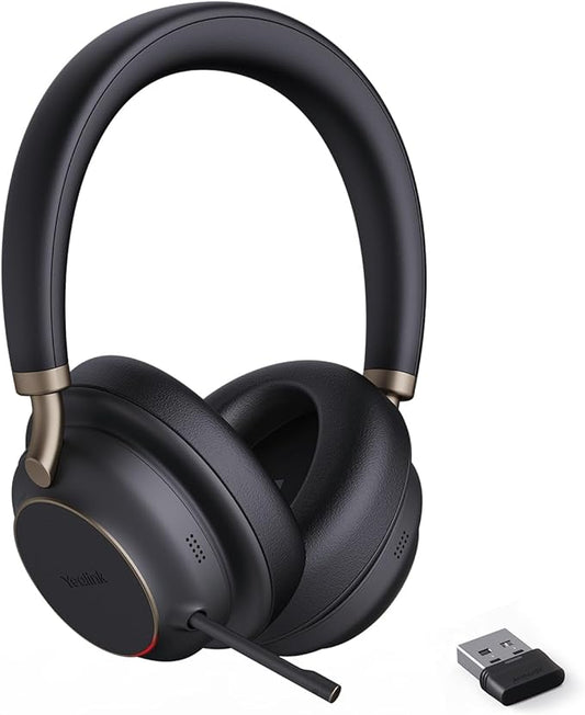Casque sans fil supra-auriculaire Yealink BH76 Plus UC, USB-A, noir