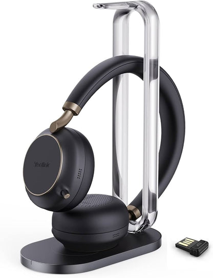 Casque Bluetooth YEALINK BH76 avec support de charge, USB-A, noir