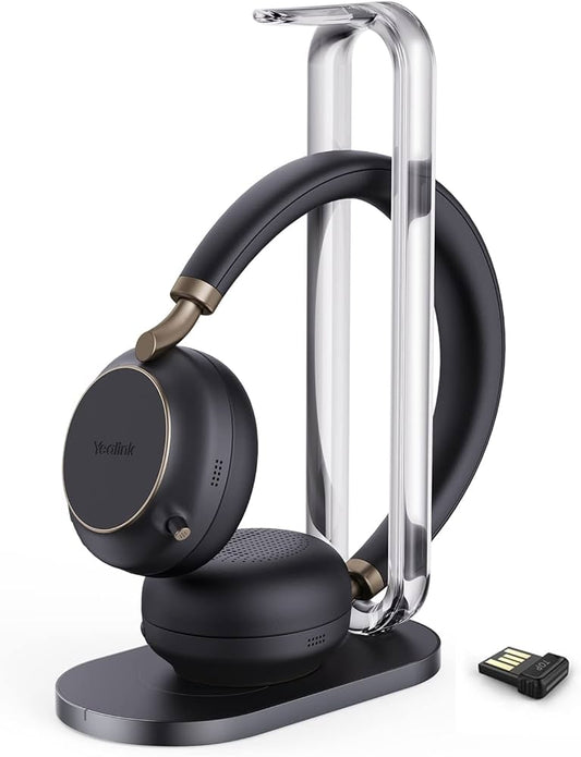 Casque Bluetooth YEALINK BH76 avec support de charge, USB-A, noir