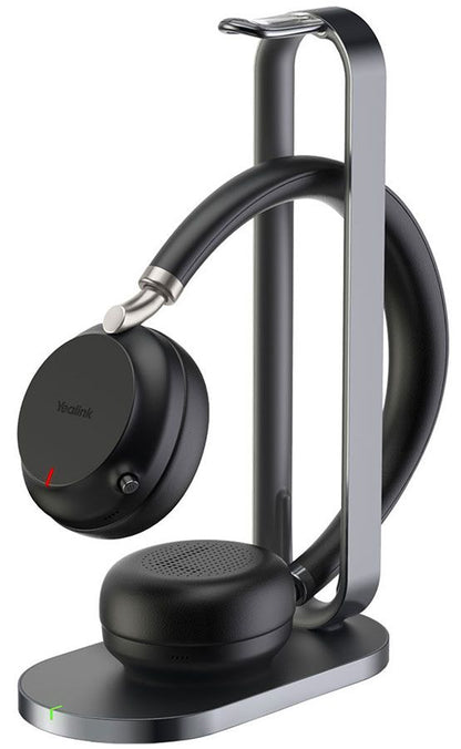 Casque sans fil Yealink BH76 avec support de charge USB-A, noir