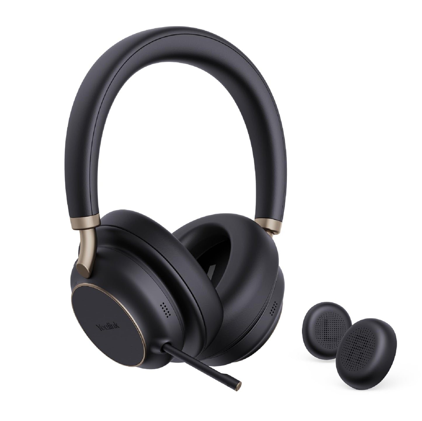 Casque sans fil Yealink BH76 avec support de charge USB-A, noir