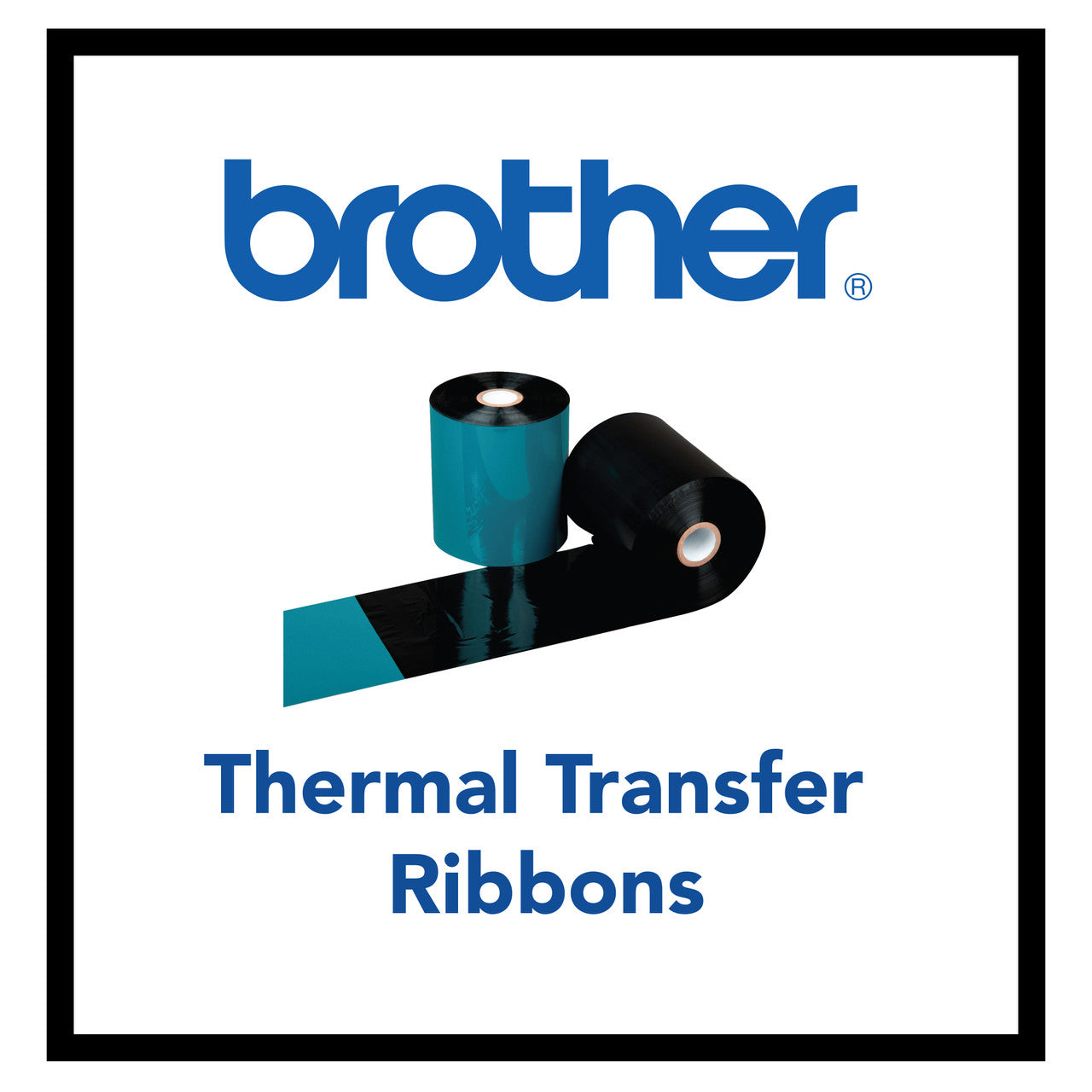 Ruban thermique noir Brother BMSLPR03UC 110 mm UL-969, rouleau de 150 m