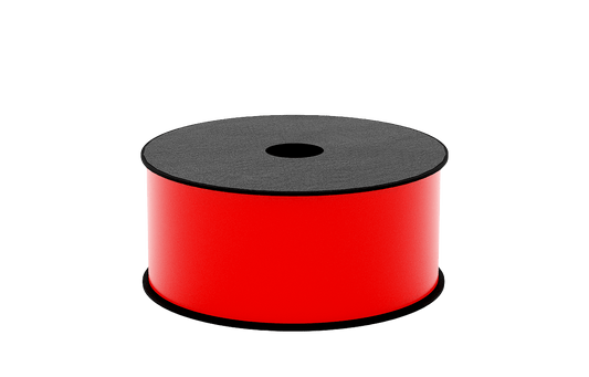 Étiquette continue en vinyle rouge Brother TT 2 pouces BMSLT204, 150 pieds, 1 rouleau
