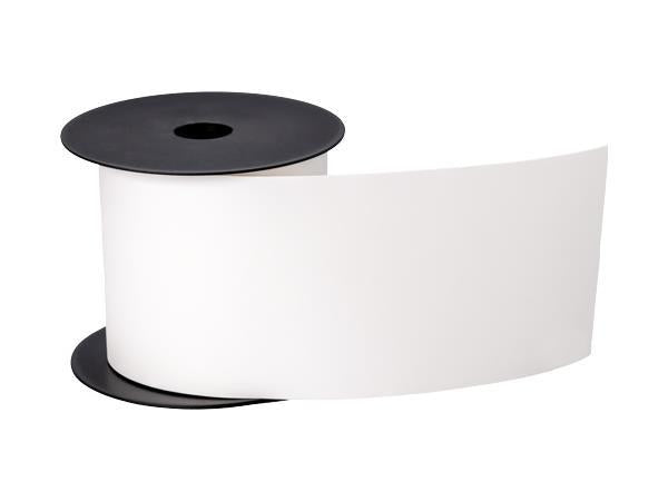 Designed for durability and compliance, the Brother BMSLT402UC is a 4-inch wide thermal transfer label engineered to meet UL-969 chemical resistance standards. It features a 2.8mil white construction, ideal for long-term labeling solutions up to 2+ years, and is compatible with the BMSLPR03UC ribbon. Perfect for industrial and commercial applications requiring high chemical resistance and compliance.