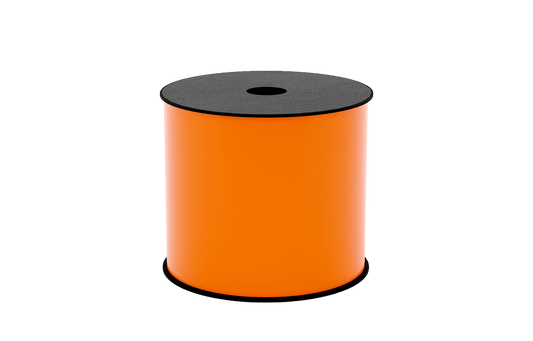 Étiquettes TT en vinyle orange Brother BMSLT406HP 4 pouces, rouleau de 150 pieds