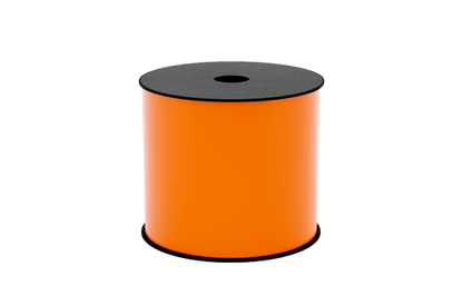 Étiquettes TT en vinyle orange Brother BMSLT406HP 4 pouces, rouleau de 150 pieds