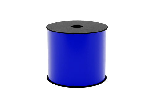 Rouleau d'étiquettes en vinyle bleu Brother TT 4 po, 2,4 mil, 150 pi, BMSLT407HP
