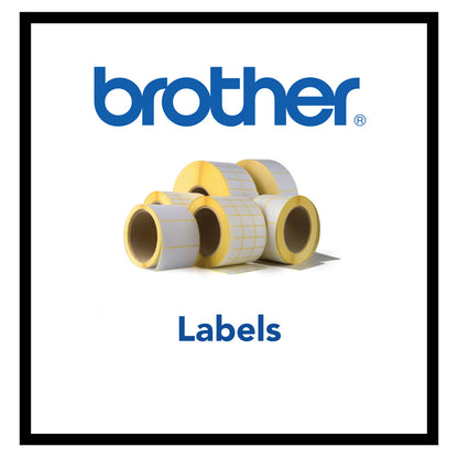 Pack d'autocollants Brother de 5 cm de large pour ammoniaque jaune, 600 autocollants