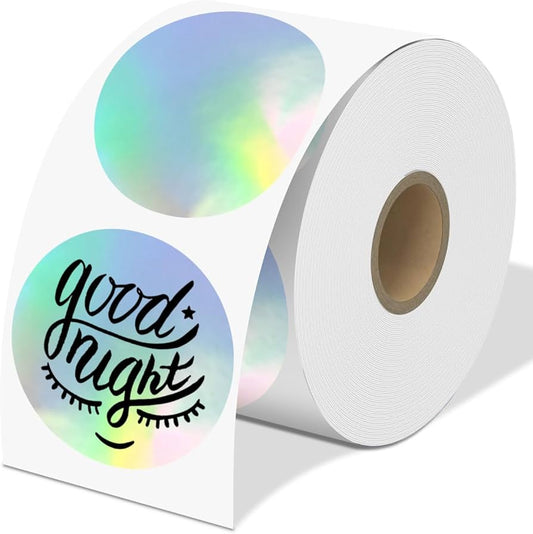 Lot de 400 autocollants non imprimables Brother de 7,6 cm de large, multicolores