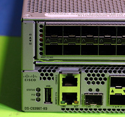 Commutateur CA EXTREME NETWORK SLX 9540-24S 24 ports 10GE/1GE (flux d'air de l'avant vers l'arrière)