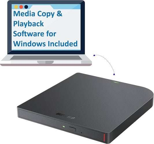 BUFFALO MEDIASTATION BRXL 6X Portable USB 3.0 Blu-ray Writer