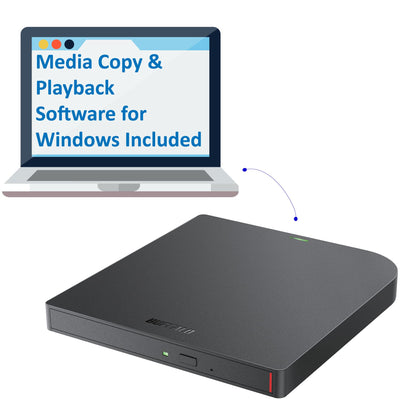 BUFFALO MEDIASTATION BRXL 6X Portable USB 3.0 Blu-ray Writer
