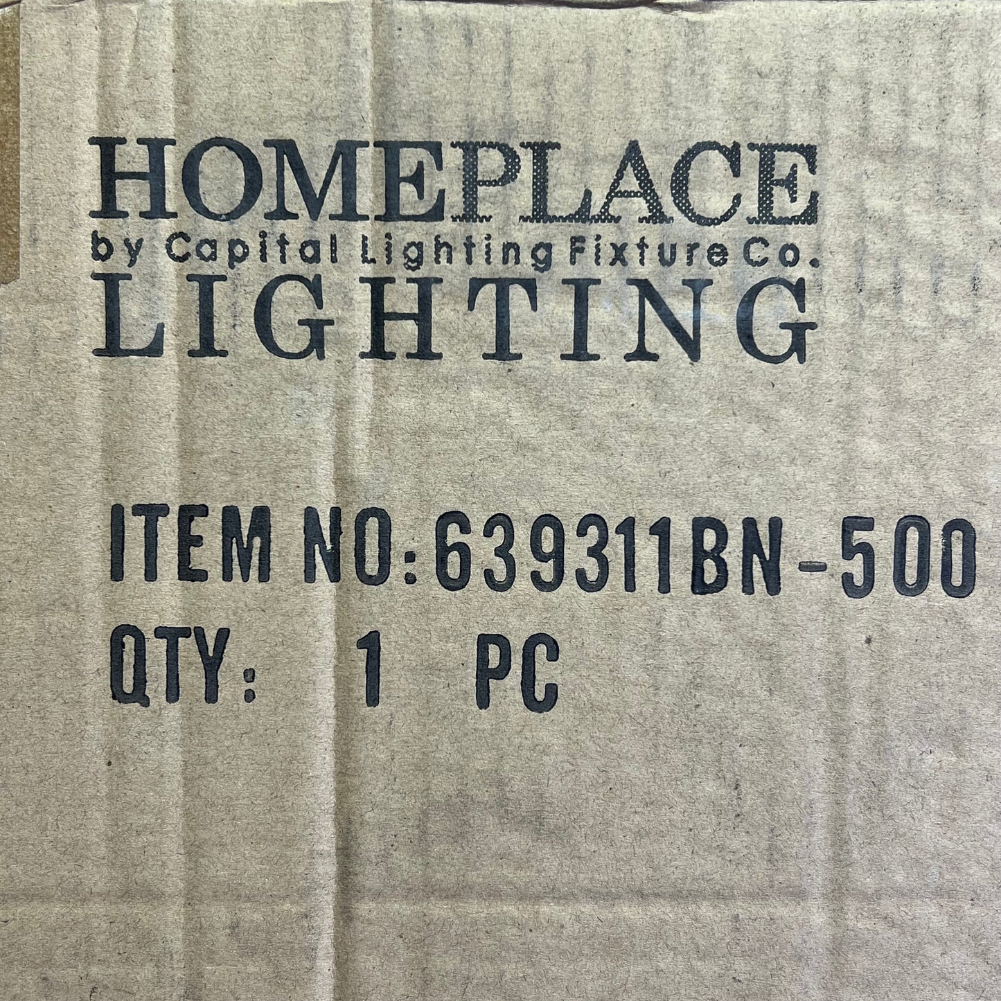 HOME PLACE  Modern Carter Sconce Lighting Fixture  Brushed Nickel 639311BN-500