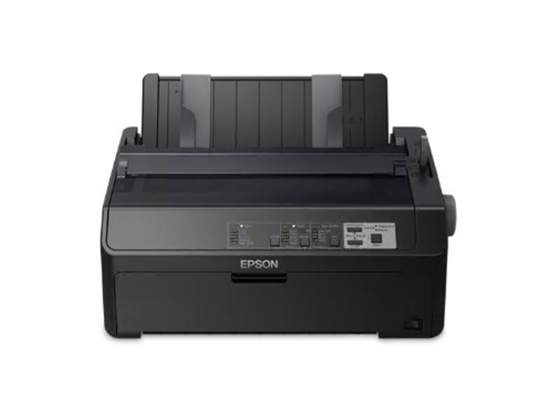 The EPSON FX-890II NT is a robust dot-matrix impact printer designed for demanding workgroup environments. It offers ultra-fast draft printing up to 738 characters per second (12 cpi) and multiple emulation modes including EPSON ESC/P, Okidata Microline, and IBM PPDS. Compact yet durable, it supports a wide range of paper types and barcode formats—ideal for logistics, warehousing, or industrial data printing applications.