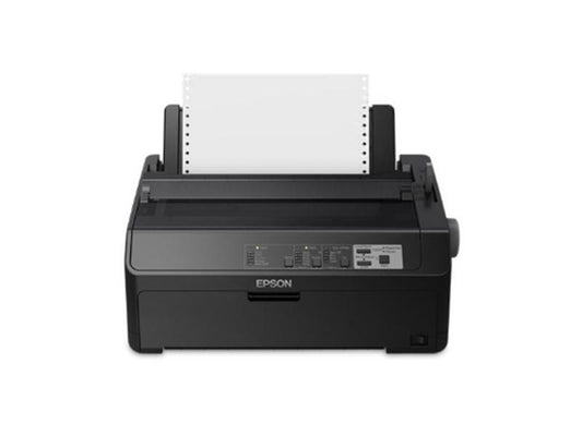 The EPSON FX-890II NT is a robust dot-matrix impact printer designed for demanding workgroup environments. It offers ultra-fast draft printing up to 738 characters per second (12 cpi) and multiple emulation modes including EPSON ESC/P, Okidata Microline, and IBM PPDS. Compact yet durable, it supports a wide range of paper types and barcode formats—ideal for logistics, warehousing, or industrial data printing applications.