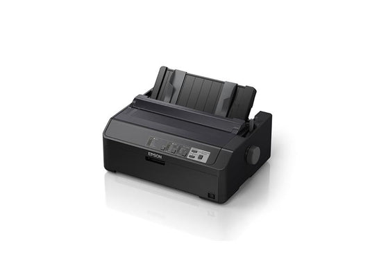 The EPSON LQ-590II Impact Dot Matrix Printer offers reliable high-speed printing with crisp monochrome output. With support for multiple paper types and advanced connectivity via USB 2.0 and bidirectional parallel interface, it delivers consistent performance. Built for durability with 25,000 POH MTBF, this multi-functional device suits industrial, office, and logistical environments.