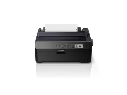 The EPSON LQ-590II Impact Dot Matrix Printer offers reliable high-speed printing with crisp monochrome output. With support for multiple paper types and advanced connectivity via USB 2.0 and bidirectional parallel interface, it delivers consistent performance. Built for durability with 25,000 POH MTBF, this multi-functional device suits industrial, office, and logistical environments.