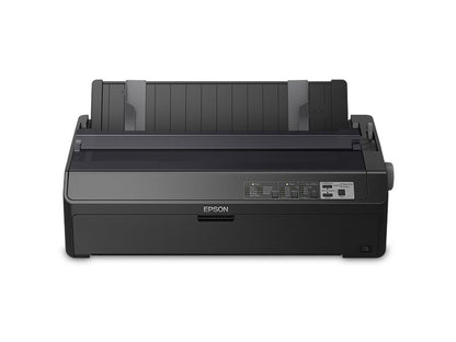 The Epson LQ-2090II Impact Printer offers the durability and productivity needed for critical daily print requirements. These reliable 24-pin, wide-format impact printers boast a long life cycle, a 3-year limited warranty and speeds up to 584 cps.