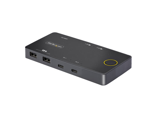 2-PORT USB-C KVM SWITCH, SINGLE-4K 60HZ HDMI MONITOR, DUAL-100W POWER DELIVERY PASS-THROUGH PORTS, BUS POWERED, USB-C/USB4/THUNDERBOLT 3/4 COMPATIBLE