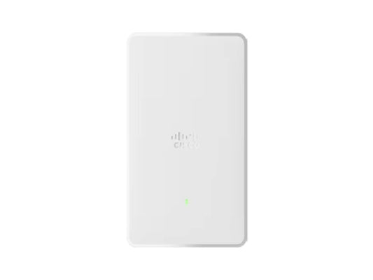 The Cisco Catalyst 9105AX Wallplate Access Point delivers high-performance wireless connectivity with support for Wi-Fi 6 (802.11ax) standards. Designed for indoor deployments, this unit features internal antennas, dual-band 2.4/5 GHz support, and a 2x2 MIMO configuration to ensure optimal throughput. Its wallplate form factor supports easy installation with a sleek profile and is backed by a limited lifetime warranty.