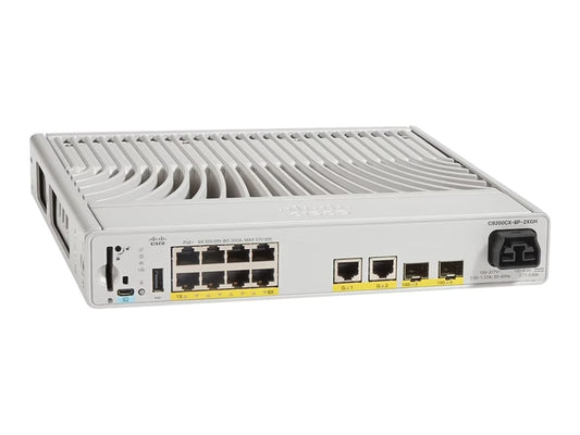 Catalyst 9000 Compact Switch 8 port PoE+, 240W, Adv