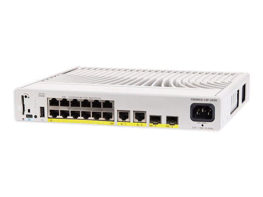 Commutateur Cisco Catalyst 9200CX 8 ports PoE+, 240 W, CX, Essential