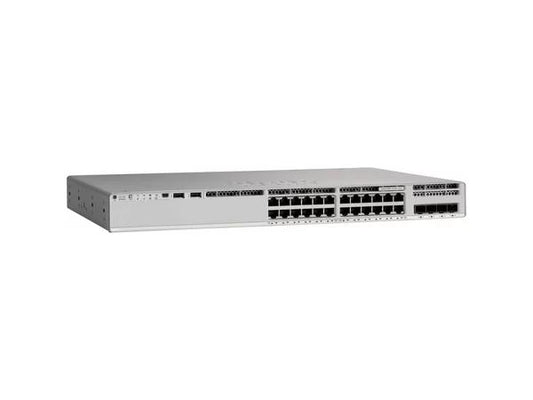 The Cisco Catalyst C9200L-24P-4X-E is a high-performance enterprise-grade switch featuring 24 PoE+ ports and four 10G uplinks. Engineered for scalable, secure, and efficient networking, it supports advanced routing protocols such as RIP, OSPF, and IS-IS, making it ideal for midsize to large deployments. This switch also includes robust management features and an enhanced limited lifetime warranty.