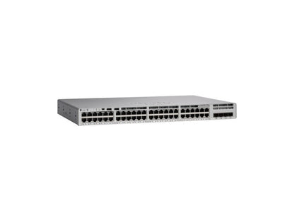 CATALYST 9200L 48-PORT POE+, 4 X 10G, NETWORK ESSENTIALS. This advanced Layer 2 and Layer 3 switch offers 48 PoE+ ports, 4 10G uplinks, and robust security and management protocols, ideal for modern enterprise networks.