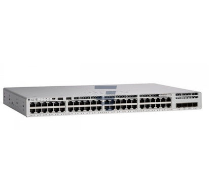 Commutateur Cisco Catalyst 9200L 48P avec 12xMGIG, 36x1G, 2x25G, PoE+, EDU