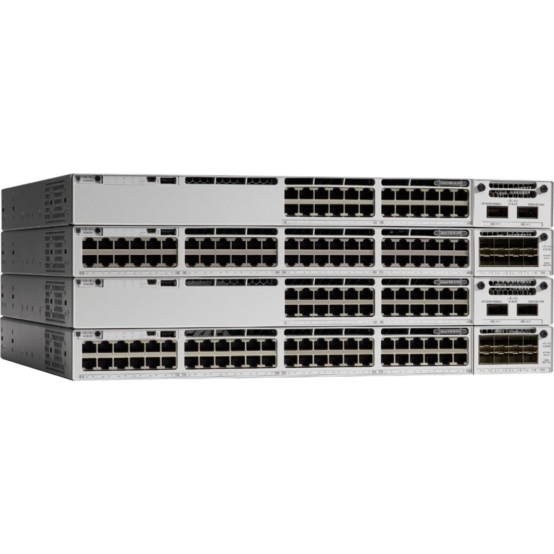 Catalyst 9300X 24x25G Fiber Ports, modular uplink Switch