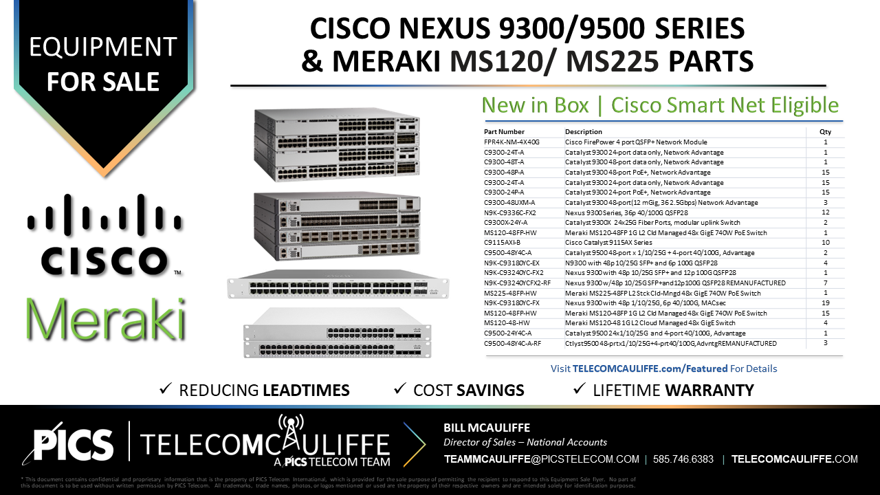 Cisco Catalyst 9300 4x40G/100G Network Module QSFP+/QSFP28