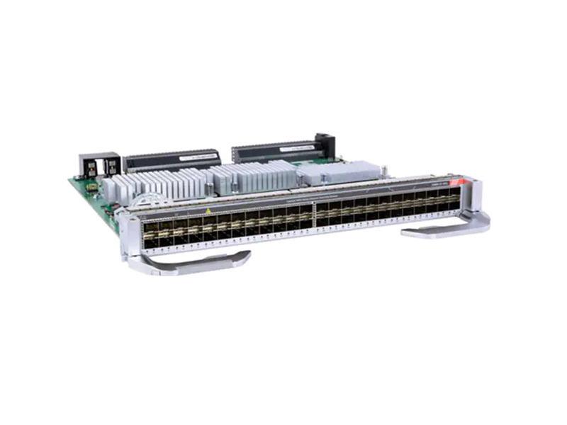 The Cisco Catalyst 9600 Series 48-Port 25GE/10GE/1GE line card is designed for high-performance networking within enterprise-level core and aggregation layers. Featuring TAA compliance, this plug-in module expands network throughput with 48 high-speed ports, ensuring scalability and flexibility for demanding infrastructures. Ideal for organizations requiring robust data transfer capabilities and secure configurations.