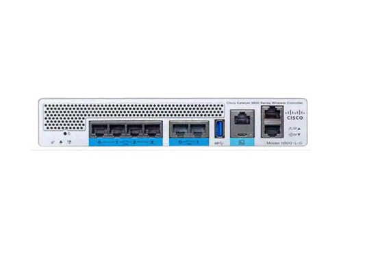 The Cisco Catalyst 9800-L Wireless Controller with copper uplink is a remanufactured enterprise-grade solution designed for streamlined wireless network management. Offering robust Ethernet support and a 10 Gbps data rate, it's ideal for high-performance and secure wireless deployments in professional environments.