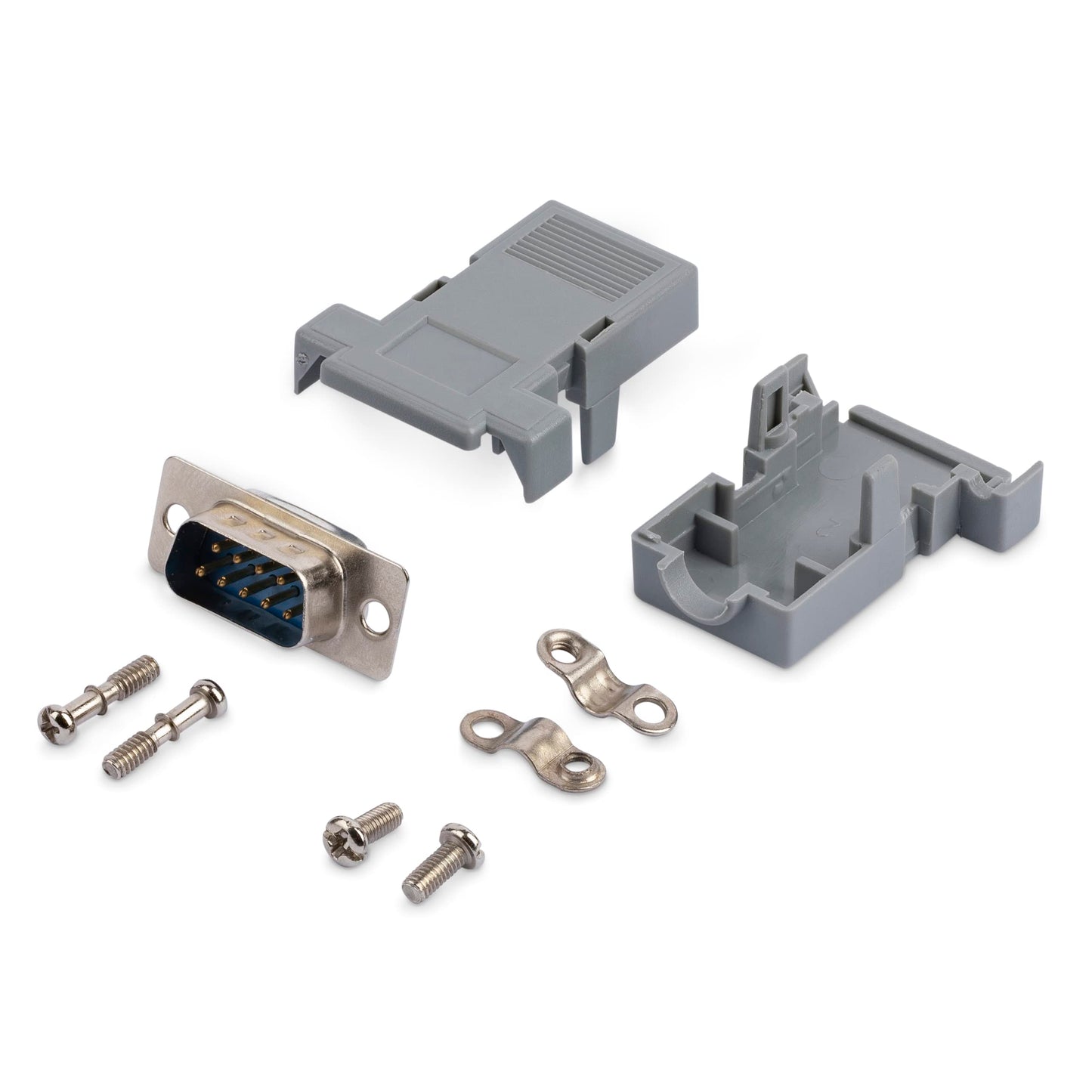 Connecteur D-SUB mâle DB9 à souder StarTech avec coque arrière en plastique