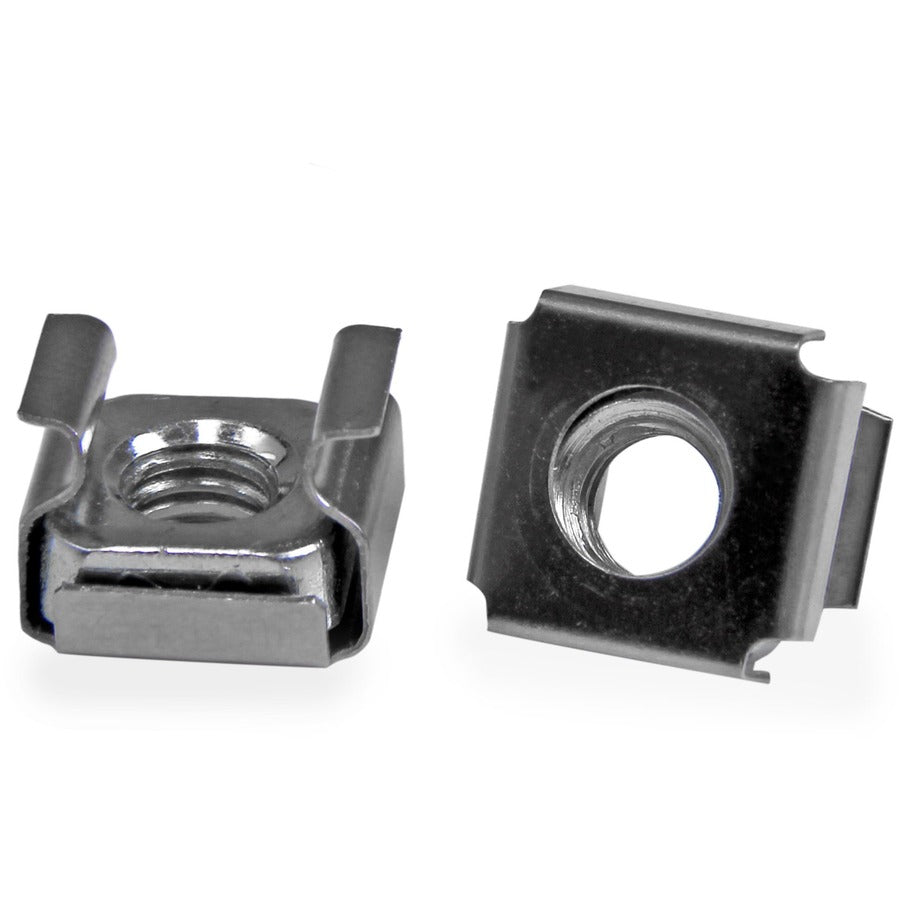 Écrous cage StarTech M6, lot de 100, acier inoxydable noir