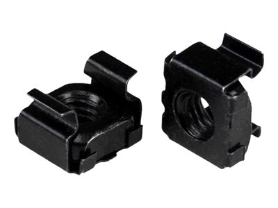 Écrous cage StarTech M5, lot de 100, acier inoxydable noir