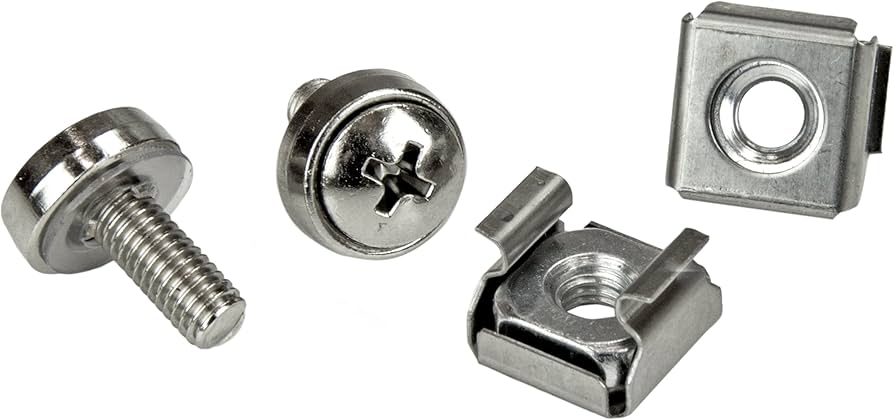 StarTech 50-Pack M5 Cage Nuts for Server Rack