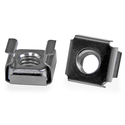 Écrous cage StarTech M5 (lot de 100) – Nickelés, conformes aux normes TAA