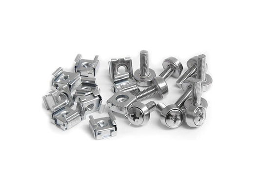 Install your rack-mountable hardware securely with these high quality screws and cage nuts. This 50-piece set from StarTech includes durable M5 screws and nuts with TAA compliance, ideal for server racks and cabinets. Designed for reliability and long-term use, this kit supports professional IT infrastructure needs with robust construction and two-year support.